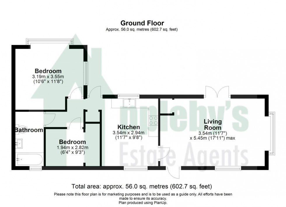 Floorplan for Gloucester Road, Longhope