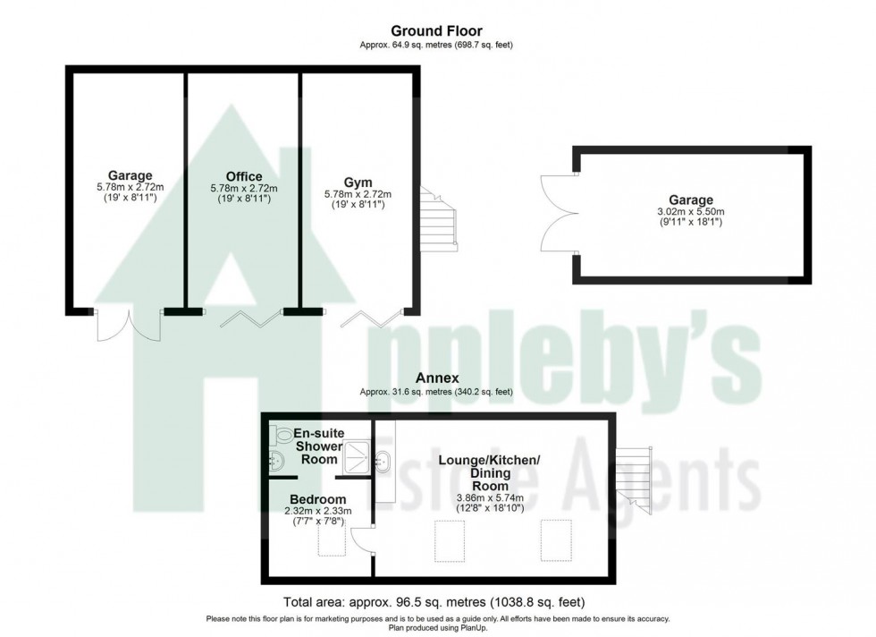 Floorplan for Lea Bailey Hill, Ross-On-Wye