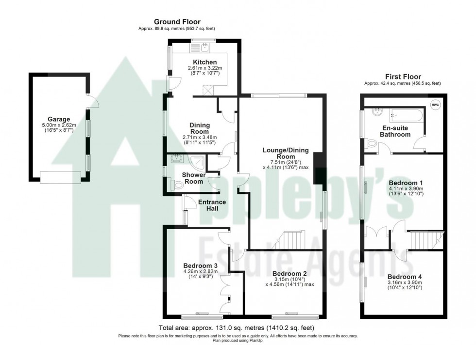 Floorplan for The Street, Frampton On Severn, Gloucester