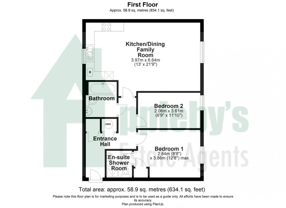 Floorplan for Lasborough Drive, Tuffley