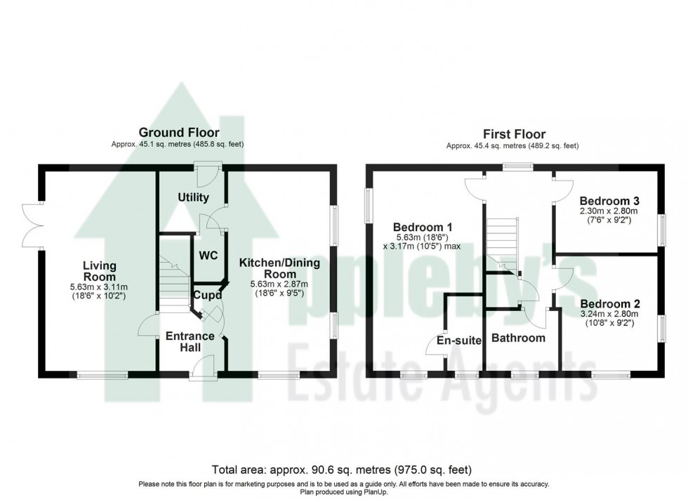 Floorplan for Atkyns Drive, Tuffley, Gloucester