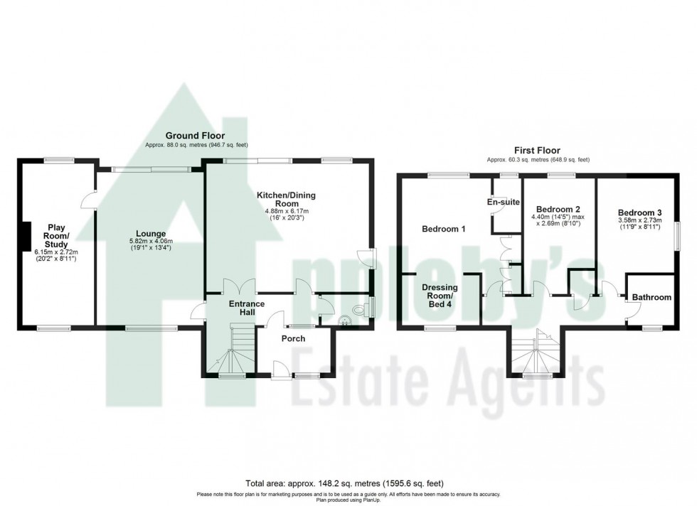 Floorplan for Goodrich Hill, Ashleworth, Gloucester