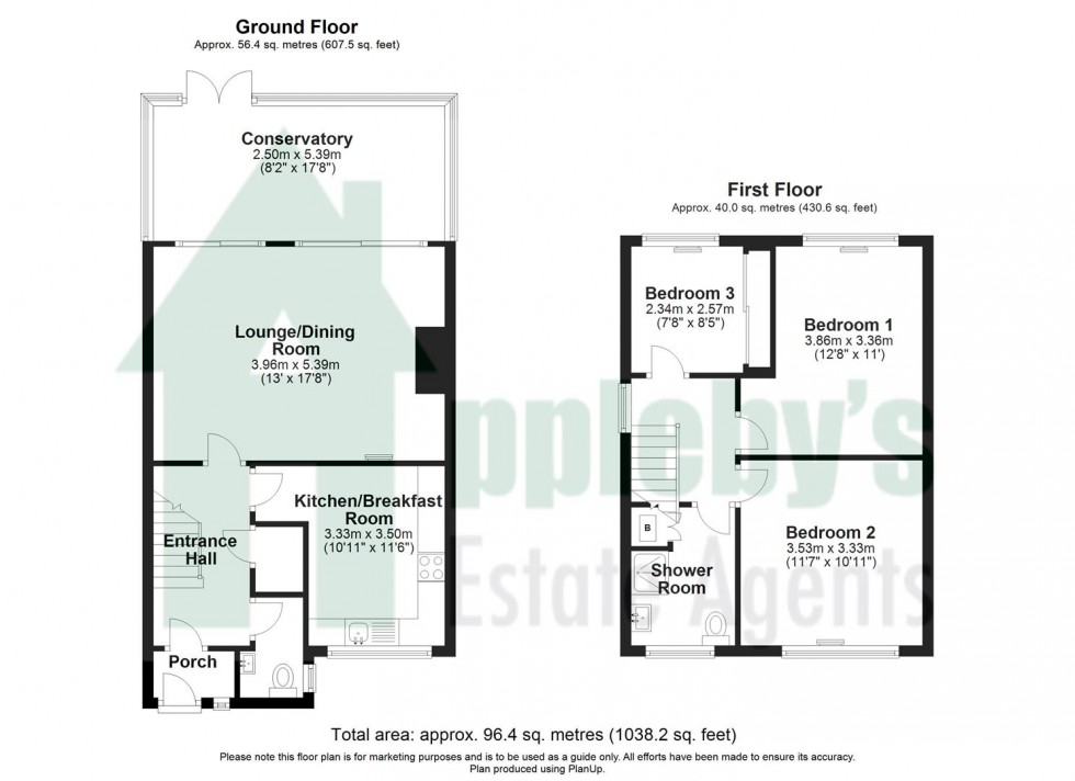 Floorplan for Sycamore Close, Gloucester