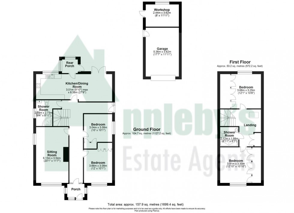 Floorplan for Vicarage Lane, Frampton On Severn, Gloucester