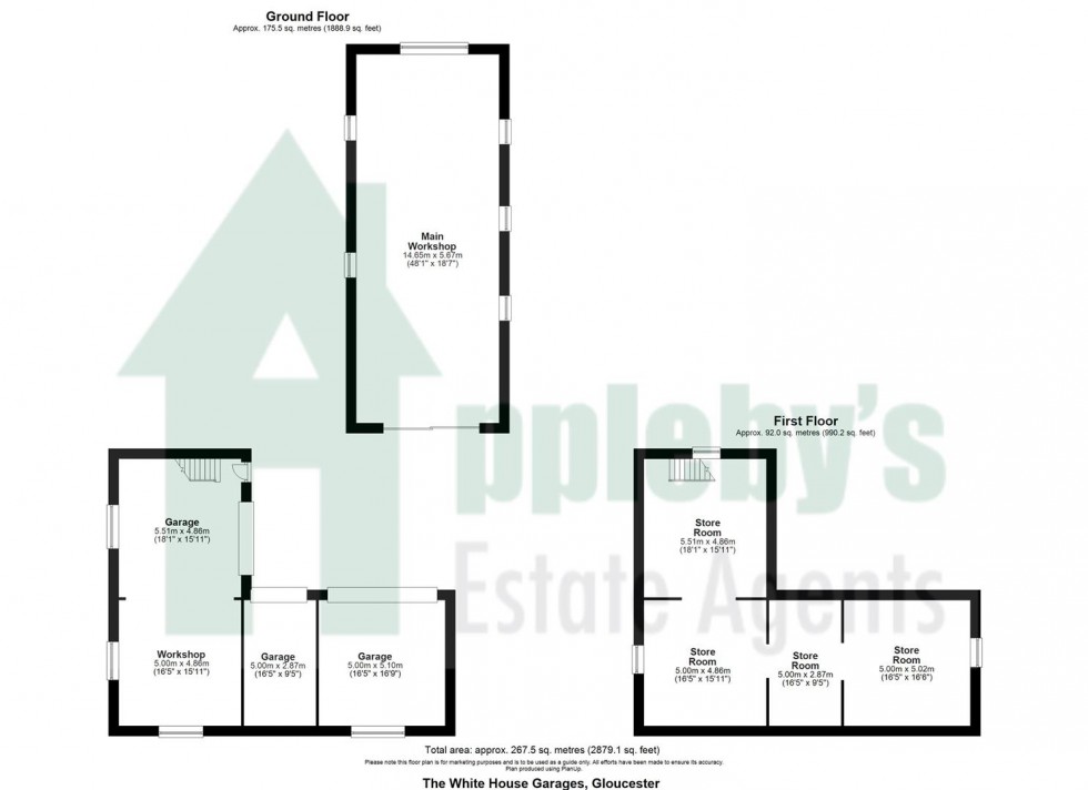 Floorplan for Main Road, Minsterworth, Gloucester