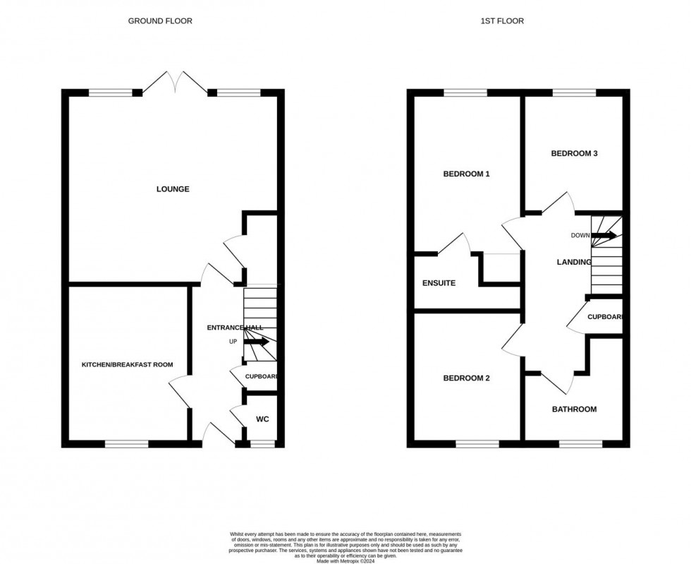 Floorplan for Oswalds Close, Longford, Gloucester