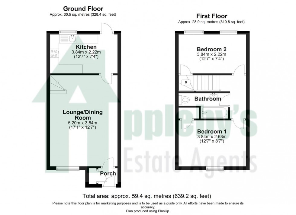 Floorplan for Reevers Road, Newent